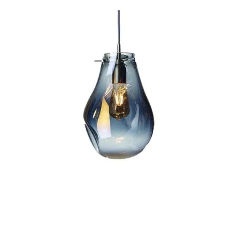 Modern Crystal Glass Pendant Lamp For Home Decoration Nordic Chrome Living Room E27 LED Bulb Pendant Lighting