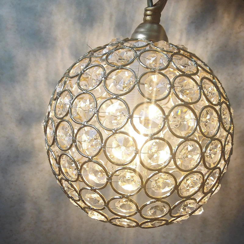 European Classic Peacock Open Screen Wall Lamp - Gold Paint Luxury Crystal LED Hanging Ball Lighting for Living Room Decoration,