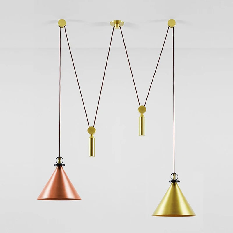 Modern Creative Single E14 Pendant Lamp Nordic DIY Combin Metal Bedroom Living room Dinning Room Decor LED Light Hanging Fixture