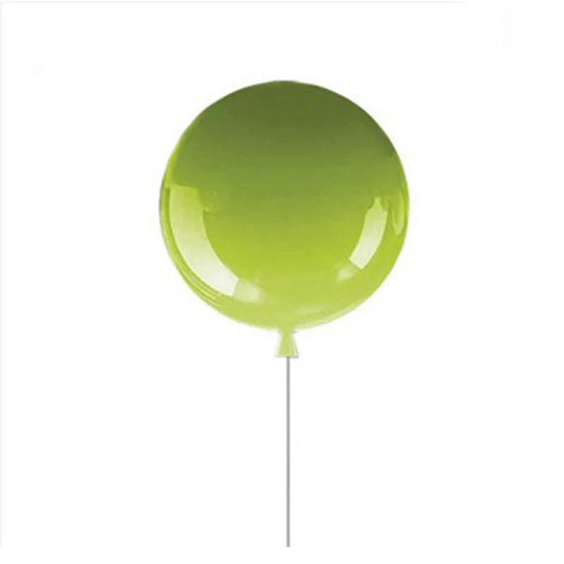 Colorful Balloon Acrylic Pendant Light Fixture for Bedroom Home Deco Children Room E27 LED Bulb Lamps Ceiling Lamp with Switch
