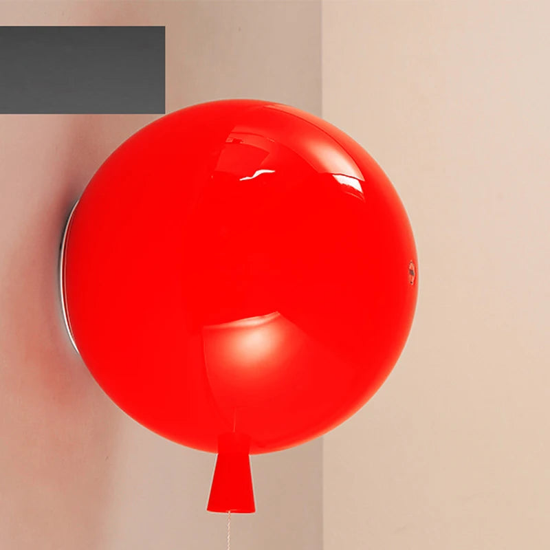 Colorful Balloons Acrylic Ball Wall Lamp for Bedroom Home Decor Modern Creative Children's Room E27 LED Wall Sconce Light