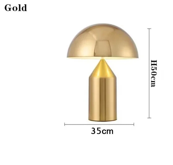 Nordic Mushroom Table Lamp - LED Desktop Light for Bedroom Living Room