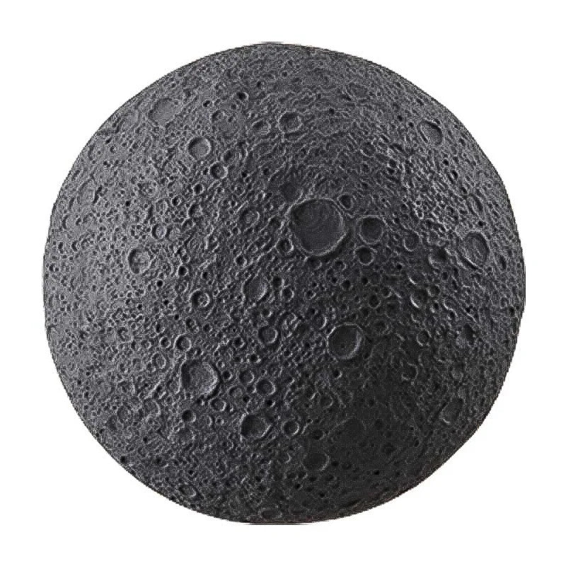 Modern Creative Moon Design Cement Wall Sconce Outdoor Waterproof LED Lighting Patio Balcony Decoration Fixture Lamp