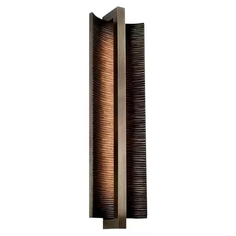 Postmoern Brief Wall Sconce Lamp for Living Room Home Decor Nordic Bronze Iron LED Wall Lighting Fixture