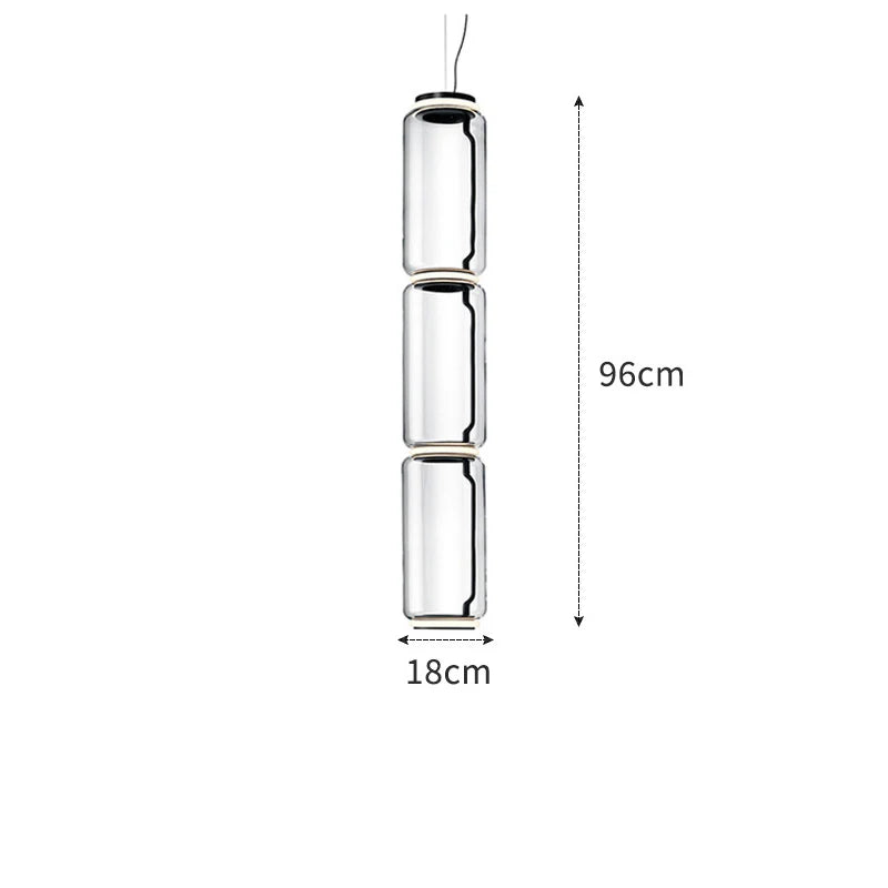 Nordic Glass Shade LED Bulb Pendant Lamps for Dining Room Home Decor Minimalist Designer Black Bamboo Pendant Lighting Fixture