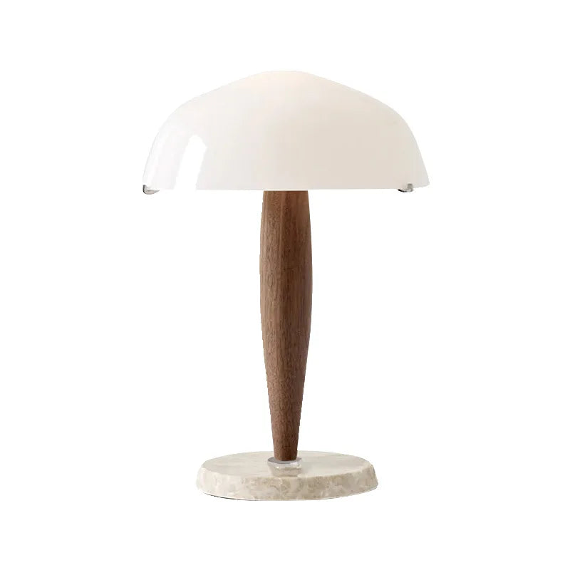 Scandinavian Style Vintage Table Lamp Danish Designer Bedroom Bedside Lamp Modern Simple Walnut Antique Table Lamps