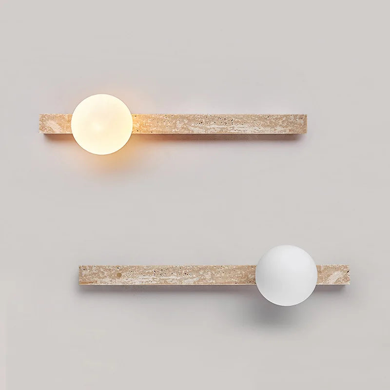 Vintage Artistic Natural Stone Wall Lamp LED E27 Sconce Lighting for Staircase Bedroom Living Room Indoor Home Decor