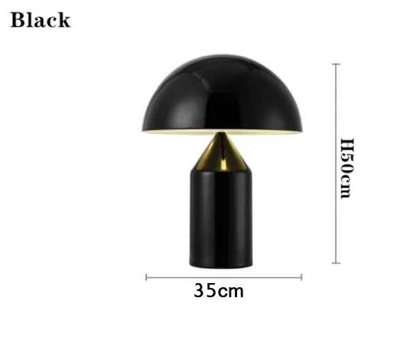 Nordic Mushroom Table Lamp - LED Desktop Light for Bedroom Living Room