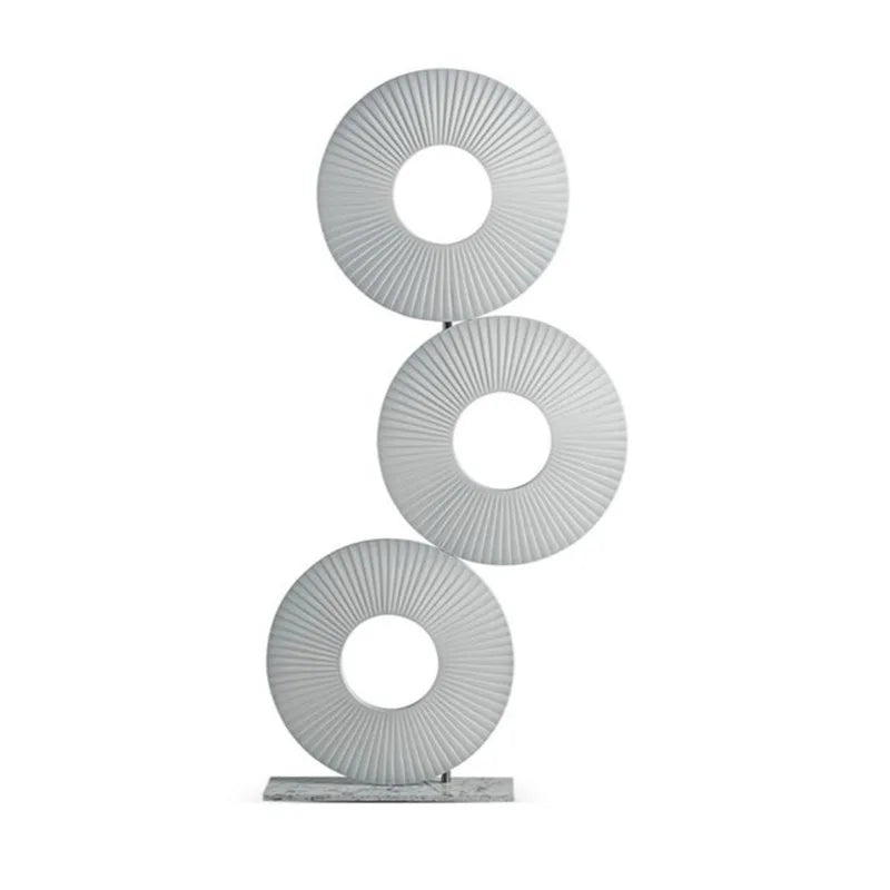Modern Minimalist Art Circle Living Room Decor Floor Lamp Warm White Dimming LED Light Shadow Atmosphere Acrylic Indoor Fixture