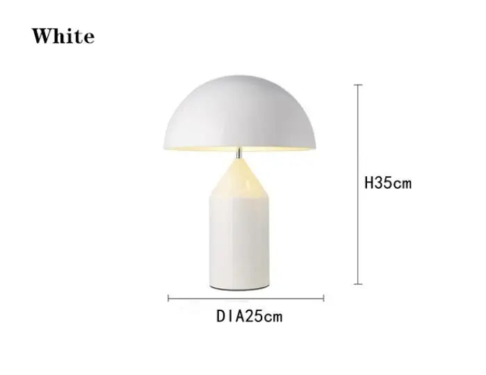Nordic Mushroom Table Lamp - LED Desktop Light for Bedroom Living Room