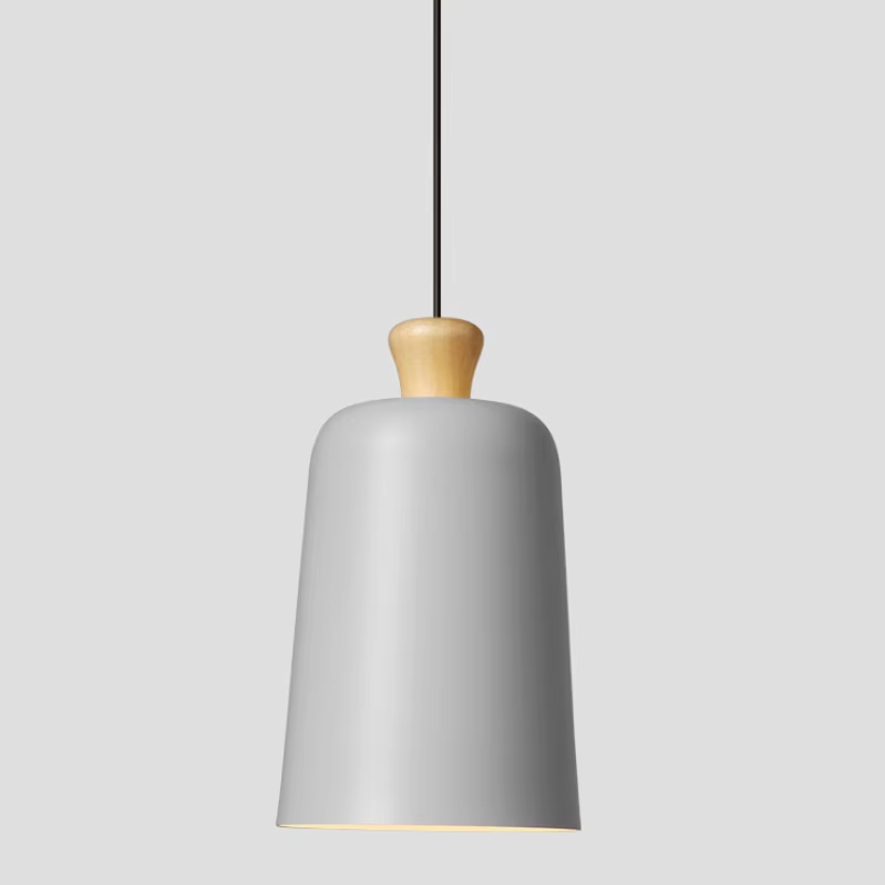 Nordic Creative Orange Aluminum Pendant Lamp for Living Room Home Decor Modern Wood LED E27 LED Bulb Hanging Lighting Fixture
