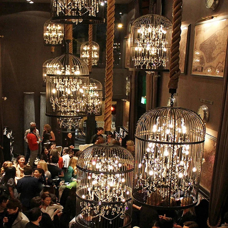 The Art of the Bird Cage Chandelier — Vintage Drama for Modern Interiors