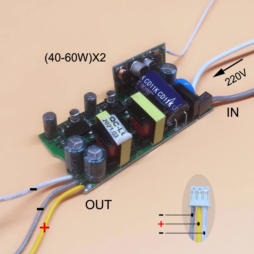 2.4G RF & APP Bluetooth LED Driver | Dimmable & Color-Adjustable Transformer for Ceiling Lamps AC220V