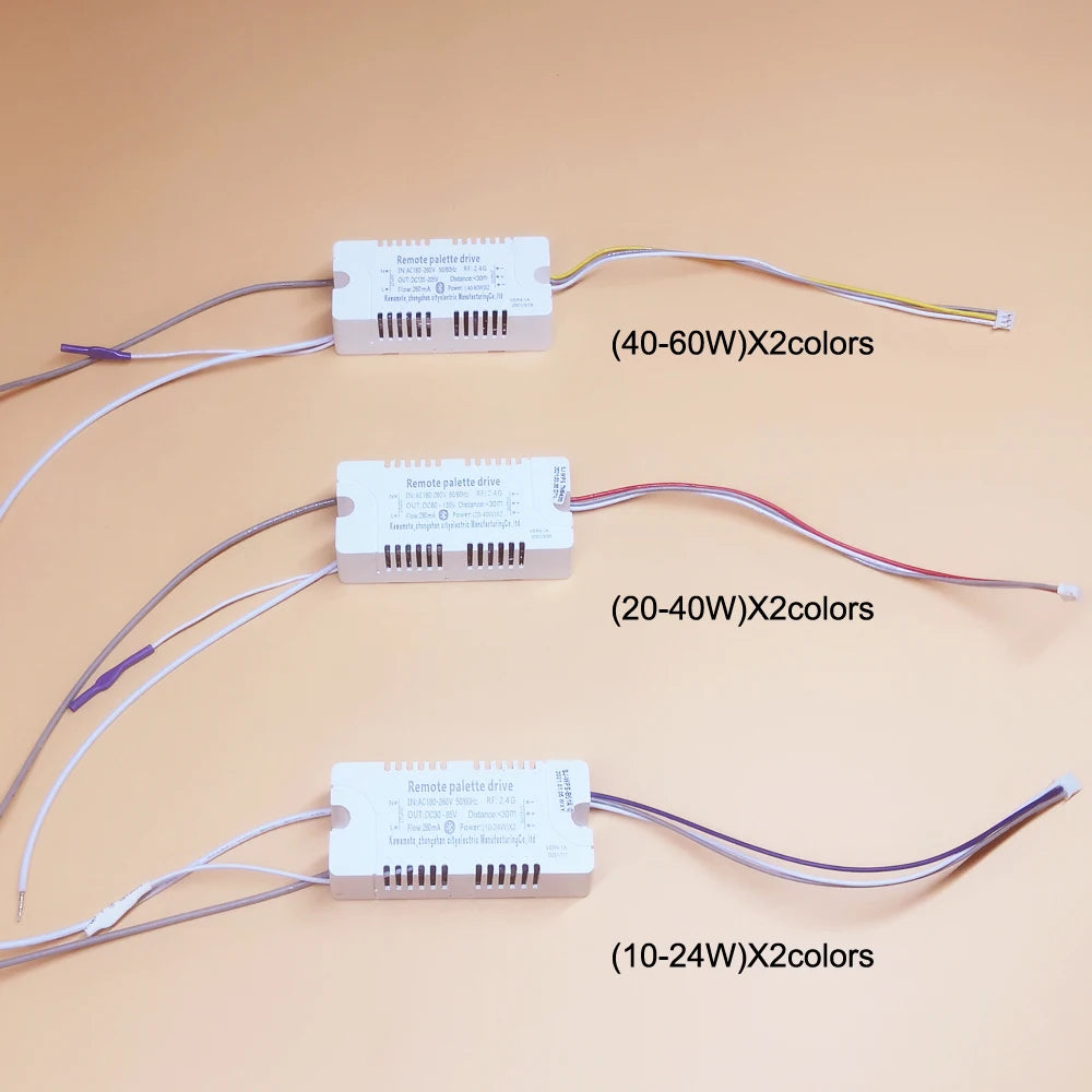 2.4G RF & APP Bluetooth LED Driver | Dimmable & Color-Adjustable Transformer for Ceiling Lamps AC220V