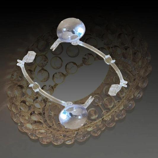 Acrylic Replacement Beads & Bows for Foscarini Caboche Pendant Lamp | Transparent Accessories