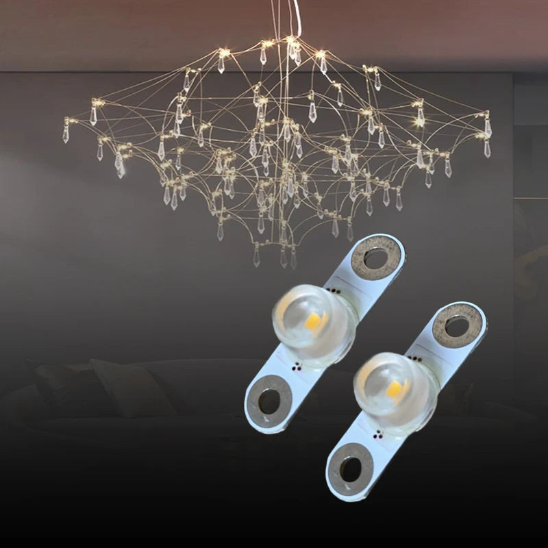 DC 12V LED Replacement Bulbs for Crystal Pendant Lights & Cube Chandeliers