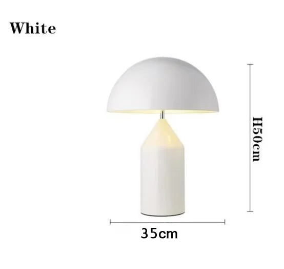 Nordic Mushroom Table Lamp - LED Desktop Light for Bedroom Living Room