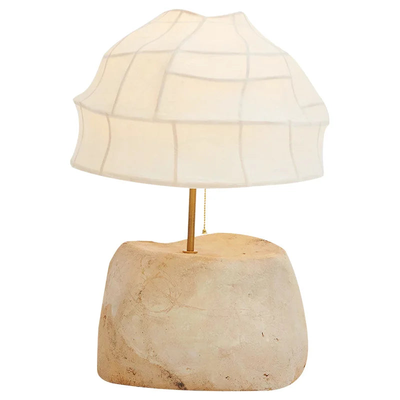 French Vintage Wabi-Sabi Table Lamp - Modern Luxurious Post-Modern Decorative Light Fixture with Creative Design