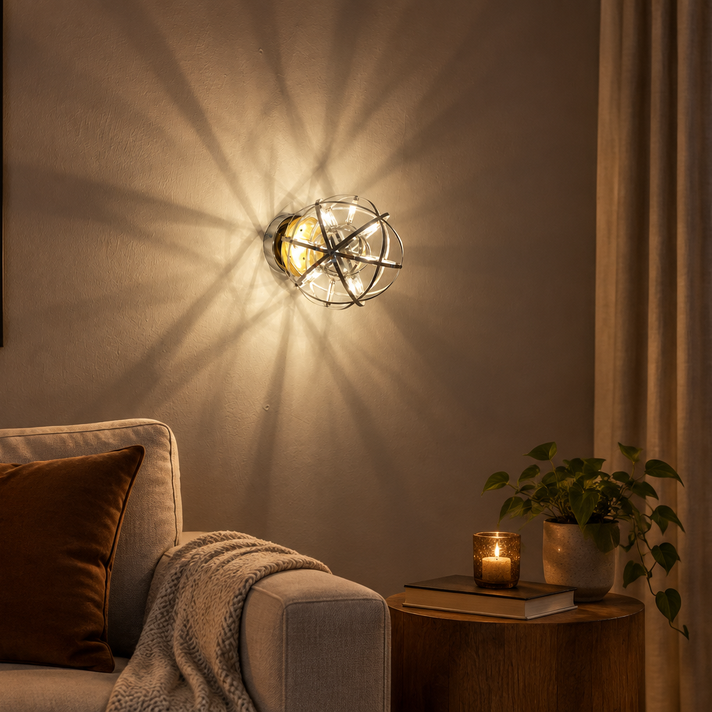 Raimond Ball Wall sconce lamp at living room